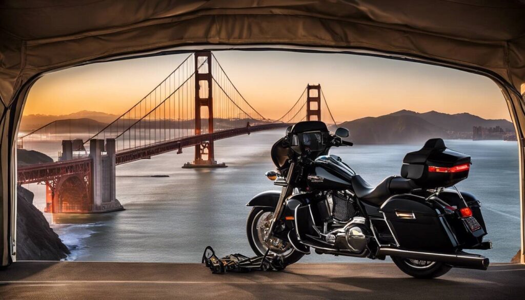 Motorcycle shipping services in Bay Area